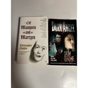 Dark Sci-fi Book Bundle Vampires & Creatures Dark Angel Skin Game & Of Masks &